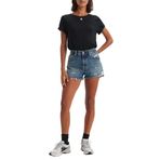 Levi's 501 Original Kadın Şort, Dark Indigo - Worn In (0389), 26W