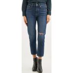 Levis 501 Pamuklu Yüksek Bel Straight Fit Kısa Paça Jeans Kot Pantolon 36200