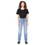 Levi's 724 High Rise Straight Jeans, Kadın Kot Pantolon, Med Indigo (0292), 27W / 30L
