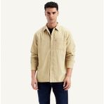 Levi's Erkek Bej Klasik Yaka Kadife Gömlek