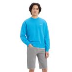 Levi's Erkek Seasonal Crewneck Sweatshirt, Mavi, XXL
