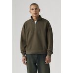 Levi's Erkek Yarım Fermuarlı Kahverengi Sweatshirt - 005HS-0006