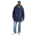 Levi's Harrison Parka Mont, Erkek Parka Blues (0001), XL