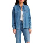 Levi's Iconic Western Gömlek Kadın Gömlek, Mavi (0017), XS
