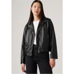 Levi's Kadın Fonksiyonel Kendal Moto Biker Deri Ceket - A9373-0000 - Siyah