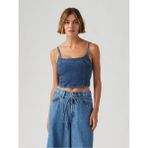 Levi's Kadın Mavi Jean Kot Askılı Crop Büstiyer 001SD-0000