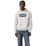Levi's Levis Erkek Baskılı Kapüşonlu Gri Sweatshirt - 38424-0154