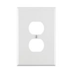 Leviton Plastik büyük Outlet Wall Plate, 88103, 120