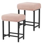 Levoberg Bar Taburesi Örtüsü Dikdörtgen Streç Sayaç Yüksekliği Barstool Slipcovers Dikdörtgen Makyaj Taburesi Kılıfı Mutfak Tezgah Sele Koltuk Kılıfı Ahşap Metal Tezgah için 2'li Set Haki