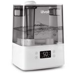 Levoit 6 lt Top-Fill Humidifier Wlan 26 db APP Alexa Kontrol Araba Uyku Modu Ultra Sessiz 55 H Ultrason Oda Hava Nemlendiricisi