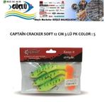 LEVREK TURNA SİLİKONU CAPTAIN CRACKER SOFT 12 CM 3’LÜ PK RENK : 5