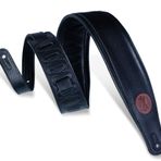 Levy's Leathers 7,62 cm Ekstra Uzun Dolgulu Giysi Deri Gitar Askısı; 37 inç - 63 inç arası ayarlanabilir | Siyah (MSS2-XL-BLK)