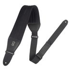 Levy's Leathers RipChord Hızlı Ayar Teknolojisine Sahip Sağ Yükseklikte Gitar Kayışı; 8,25 cm Geniş Neopren - Siyah (MRHGP-BLK)