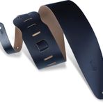 Levy's M4BLK deri gitar askısı, 6,4 cm genişliğinde, bas gitarları için, siyah