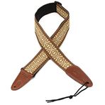 Levy's MGHJ2-005 Gitar Askısı Jacquard Weave Garment Leather Back & Ends 2" Hogan - 005