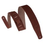 Levy's MS26-RST Gitar Askısı Süet Deri Süet Arka 2 1/2" - Pas