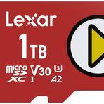 Lexar 1 TB Play Micro SD Kart, UHS-I, C10, U3, V30, A2, Full HD, 4K, 205/140 MB/s'ye kadar microSDXC Hafıza Kartı, Nintendo Switch için Genişletilmiş Depolama, Oyun, Akıllı Telefonlar, Tabletler