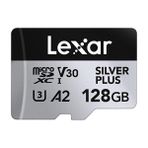 Lexar 128 GB Silver Plus 205mb 4K V30 Uhsı Micro SD Hafıza Kartı