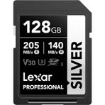 Lexar 128 GB Silver Plus SD Uhsı V30 U3 205 MB/s Hafıza Kartı