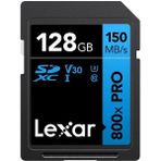 Lexar 128GB 800X Pro SDXC Hafıza Kartı 150MB/s UHS-I 4K Video Desteği ile Profesyonel Kullanım
