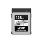 Lexar 128GB Profesyonel CFexpress Tip B Gümüş Serisi Hafıza Kartı, Fotoğrafçılar, Videografçılar, 1750/1300 MB/sn'ye kadar, 8K Video (LCXEXSL128G-RNENG)