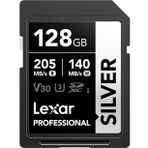 Lexar 128Gb Silver Plus Sd Uhsı V30 U3 205Mb/S Hafiza Karti