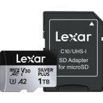Lexar 1TB Silver Plus 205MB/s microSDXC Hafıza Kartı