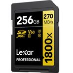 Lexar 256 GB Gold Series 1800X UHS-II Sdxc 270 mbs Hafıza Kartı