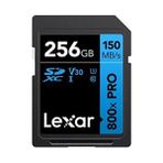 Lexar 256GB 800X SD UHS-I V30 150MB/s Hafıza Kartı Yüksek Hız ve Uyumlu Performans