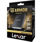 Lexar 2tb LAR700X002T-RNBNG Ext.ssd 2tb Usb3.2 GEN2X2 Up To 2000MB/S Read And 2000MB/S Wrıte - Siyah
