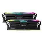 Lexar 32GB (2x16GB) ARES RGB DDR5 RAM 7200MT/s CL34 1.4V Masaüstü Bellek - Intel XMP 3.0 ve AMD EXPO Uyumlu, Siyah (LD5U16G72C34LA-RGD)