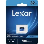 Lexar 32GB 633X High-Performance MicrosdhcU1 V10 C10 UHS-I 100MB/s Hafıza Kartı (Blue Series)