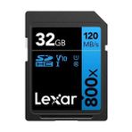 Lexar 32GB 800X SDHC UHS-I 4K UHD V10 U1 C10 120MB/sn Hafiza Kart (Blue Series)