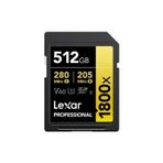 Lexar 512Gb Lsd1800512G-Bnnng SD Professional 1800X Sdxc Uhs-Ii Kart Up To 280Mb/S Okuma 210Mb/S Yazma Hafıza Kartı