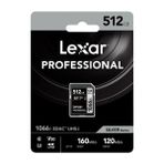 Lexar 512GB SDXC 1066x 160MB/s Hafıza Kartı