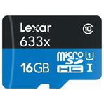 Lexar 633x 16GB 150MB/s MicroSDHC Hafıza Kartı