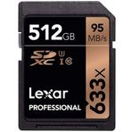 Lexar 633X Professional SDXC UHS-1 512 GB 95 MB/sn Micro SD Hafıza Kartı