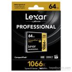 Lexar 64Gb 1066X Professional Cf - 160 Mb/Sn.Compackt Flash Hafıza Kartı