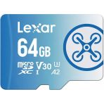 Lexar 64GB microSD FLY 1066X 160MB/s Okuma 90MB/s Yazma Yüksek Performans Hafıza Kartı LMSFLYX064G-BNNNG