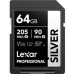 Lexar 64Gb Silver Plus Sd Uhsı V30 U3 205Mb/S Hafiza Karti
