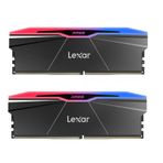 Lexar ARES Gen2 RGB DDR5 RAM 32GB Kit (2x16GB) 7600MHz, 288-Pin UDIMM Masaüstü Bellek, Intel XMP 3.0 için PC Oyun Belleği, SK hynix tarafından desteklenen DRAM, CL36-46-46-96, 1.4V(LD5U16G76C36BR-RGD)