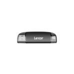 Lexar Çift Yuvalı USB-A/C Okuyucu, 205MB/s'ye kadar Aktarım Hızı, SD ve microSD Kartları (LRW310X-BNBNG) destekler