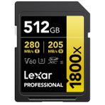 Lexar GOLD Serisi Profesyonel 1800x 512GB SDXC UHS-II U3 Hafıza Kartı