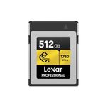 Lexar LCXEXPR512G-RNENG 512 GB CF-EXP Professional CFexpress TYPE-B 1750 MB/S 1500 MB/S Kart Bellek