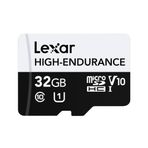 Lexar LMSHGED032G-BCNNG 32 GB MicroSD High-Endurance MicroSDHC MicroSDHC UHS-I Cards Up to 100 MB/S Read 30 MB/ Bellek Kartı