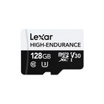 Lexar LMSHGED128G-BCNNG 128 GB MicroSD High Endurance MicrosDHC MicroSDXC UHS-I Cards Up to 100 MB/S Read 45 MB/S Bellek Kartı