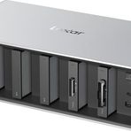 Lexar LPWF800N-4A1NGL WF800 Professional Workflow Thunderbolt 4 Yükseltmesi 6 Modül Yuvası 140W GaN Şarj Dock