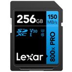 Lexar LSD0800P256G-BNNNG 256 GB SD Professional 800X Pro SDXC UHS-I 150 MB/S 45 MB/S C10 Kart Bellek