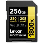 Lexar LSD1800256G-BNNNG 256 GB SD Professional 1800X SDXC UHS-II 280 MB/S 210 MB/S C10 V Kart Bellek