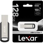 Lexar M400 Metal 128 GB 150 mb/s Usb 3.2 Gen1 Metal Usb Flash Bellek